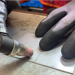 1.0mm不銹鋼薄板點焊操作教學講解